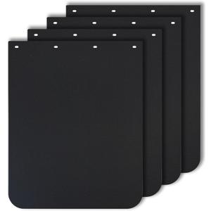 Semi Truck Mud Flaps 24"x30", Universal Heavy Duty Polymer MudFlaps for Semi Truck Tractor Trailer (4Pcs)