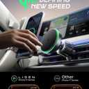 LISEN for Qi2 Car Charger [Pro with Higher Charge Speed],Super Fast Magnetic Car Phone Holder, Qi2 MagSafe Charger Mount for iPhone 17 Pro Max Plus Air 16 15 14 13, Samsung S25/24 with MagSafe Case