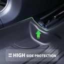 TPE Floor Mats & Cargo Liner for Hyundai Tucson 2022-2026 (No Hybrid Models) All-Weather Protection | Full Coverage | Odorless Car Mats & Trunk Tray Custom Fit Set Accessories - Black