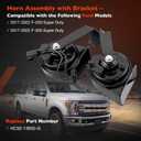 ATRACYPART HC3Z-13832-G Dual Horn Assembly with Bracket- Fit for Ford F250 F350 Super Duty 2017 2018 2019 2020 2021 2022