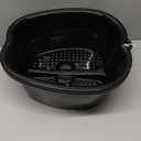 American Wellness Authority AWA Extra Large foot bath basin - Sturdy plastic soak tub For Soaking feet and Pedicure At Home Spa Kit Women Men (Grey Basin), 1.0 Count