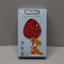 Malier Christmas Stocking for Dogs Cats, Knit White Dog Christmas Stocking, Paw Shape Pet Christmas Stocking Large Cat Stockings Hanging Stocking for Dogs Cats Pets (Red)