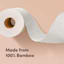 Amazon Aware 3-ply Bamboo Toilet Paper, Unscented, 12 Rolls, 350 Sheets per roll, Total 4200 Sheets, Plastic-Free