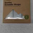 3-Pack Organic Baby Swaddle Sleep Sacks - Swaddles for Newborns, Infant 0-3 Months, Baby Girls, Boys, Soft & Snug Newborn Sleep Sack, Nursery Swaddling Blankets (Lunaris)