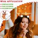 Deer Ears Antler Headbands Reindeer Antlers Hairband Halloween Costume Hair Accessories Christmas Headwear for Christmas Party Cosplay
