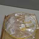 Round Serving Tray with Gold Handle for Fruit Desserts Snacks Transparent Decorative Tray Suitable for Home Use Kitchen Dining Room Decor