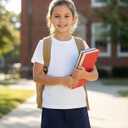 Girls Summer Short Sleeve T Shirts Casual Kids Tops Crewneck Tees Tween Girls Basic Clothes 10-11 Years (White)