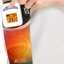 Cordless Elbow Heating Pad for Tennis Elbow Relief, 5000mAh Battery Arm Massager, 3-Level Vibration Massage, 104-140F Adjustable Temp, 30/45/60Mins Timer, Type-C Cable & Storage Bag