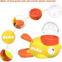 Dog Interactive Treat Dispenser Toy, Food Puzzle Slow Feeder (Yellow)