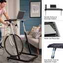 RAD Cycle Products Adjustable Bike Trainer Fitness Desk Portable Workstation Standing Desk, 27.75 x 25 x 47 inches