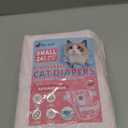 Pet Soft Disposable Cat Diapers - Diaper for Female & Male Cats, Puppy Doggie Diapers for Female Dogs with Adjustable Foam Tail Hole, Small (24Pcs, PK Flowers)