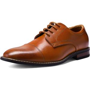 Men's Dress Shoes Formal Business Classic Lace Up Wingtip Oxford Shoes, Size 13W
