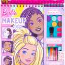 Barbie Makeup Artist Magazine by Horizon Group USA, Create Your Own Hair & Makeup Looks Using 130+ Stencils, 180+ Stickers, Crayons, Pretend Makeup & More