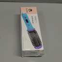 CALISTA GoGo Mini Heated Round Brush | Curl, Touch-Up, De-Frizz, Smooth, and Style Hair with Mini 7 Styling Tool | Heats to 365F | Perfect Travel Tool | Dual Voltage (Berry Burst)