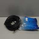 Ultra Clarity Cables Cat 6 Ethernet Cable 100 ft, Outdoor&Indoor 10Gbps Ethernet Cable, High Speed Cat6 Cable RJ45 LAN Internet Cable for Computer, Router, Modem, PS4/5, Xbox, Gaming - Black