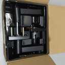 Kwikset Casey Entry Door Handle with Lock and Key, Secure Keyed Reversible Lever Exterior, For Front Entrance and Bedrooms, Matte Black , Pick Resistant Smartkey Rekey Security and Microban