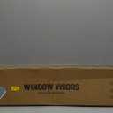 Window Rain Guards for 2007-2014 Ford Edge & 2007-2015 Lincoln MKX, Window Visor Guard Vent Wind Shade Deflector Rain Shield Protector Sun Visor 2008 2009 2010 2012 2013,Outside-Mount, 4 Pieces (For 07-14 Edge & 07-15 Lincoln MKX)