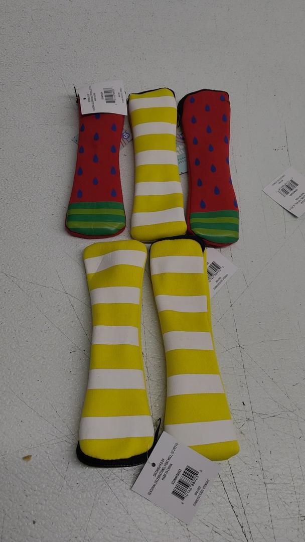 Reusable Utensil Set Spoon,Fork, Knife And Bag 5Pack