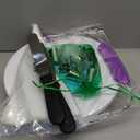 RFAQK 90PCs Cake Decorating Kit with Leveler, Baking Supplies Gift Includes Cake Stand Turntable, 24 Numbered Icing Tips, 55+1 Piping Bags, 2 Frosting Spatulas, 3 Scrappers, Video Course & Booklet (Blue)