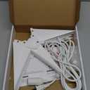 Riakrum Moravian Star Tree Topper Christmas Tree Decor Advent Star Hanging Outdoor Christmas Light Hanging Xmas Treetop for Holiday Decor (White,18 Inch)