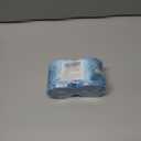 LaRibbons Christmas Wired Ribbon 2.5 inch Double Faced Blue Snowflakes and Striped Christmas Ribbon for Tree Garland, Wreath Bow, Xmas Crafts Decorations, 2 Rolls 10 Yards Total