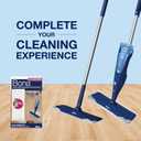 Bona Multi-Surface Floor Cleaning Pads - 18 Refills - Heavy-Duty, Disposable, Microfiber Pads for Easy Floor Cleaning