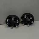 2PCS 50mm (2") Black Forged 6x139.7 (6x5.5) Hubcentric Wheel Spacers Fits Tacoma 19952023, 4Runner 19842023, Tundra 20002006, T100 19931996, Pick Up 19801995  106mm Bore, M12x1.5 Studs