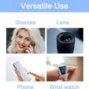 Lens Wipes 220pcs, Individually Wrapped Pre-Moistened Wipes for Eyeglasses, Phone Screens, Cameras - Streak-Free & Gentle