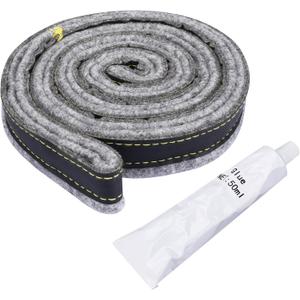 DC97-07618A Dryer Drum Felt Seal Compatible with Samsung AP4453798 PD00025731 PS4218879 3998155 Replaces DV42H5200EW DV42H5000EW DV45K6500EV DV48H7400EW(1 Pack)