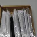 Goldenwarm 10 Pack Kitchen Cabinet Handles 3 Inch Black Finger Pulls for Cabinets Edge Pulls Black Kitchen Hardware for Dresser Drawers,Aluminum Alloy (Hole Center:76mm(3in))