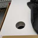 GoSports 4 ft x 2 ft Regulation Size Wooden Cornhole Boards Set with White Finish - Includes Carrying Case (No Bean Bags)