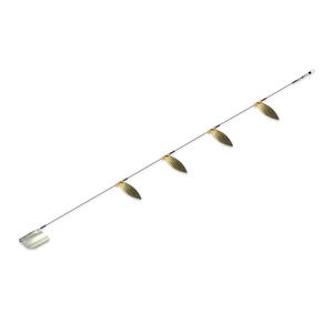 Mack's 24" Troll Lite Flasher - Brass Willow Leaf Fishing Dodger Rig 40831
