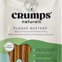 Crumps' Naturals Bacon Dental Dog Treats (10 count), 7" (EXP 04/27/28)