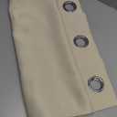 Deconovo Blackout Curtain Panel Solid Grommet Top, Thermal Insulated & Energy Saving, Machine Washable Room Darkening Window Treatment for Bedroom & Living Room, 1 Panel, Beige, 42W x 63L