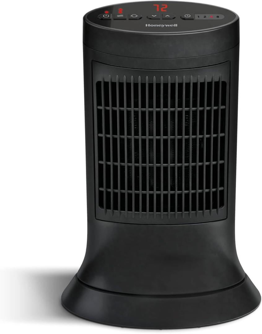 Honeywell HCE311V Digital Ceramic Compact Tower Heater (Small Room)