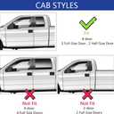 in-Channel Rain Guards for Chevy Silverado/GMC Sierra 1500 2014-2018 Double Cab, Side Window Deflectors, Window Visors for Silverado/Sierra 1500,for Silverado/Sierra Car Accessories