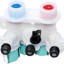 W11096268 w10758829 Water Inlet Valve - w10853296 suitable for kenmore whirlpool washers - W10632527 w11220230 water inlet valve exact fit wtw7300dw1, wtw8500dc5, etc.