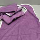 Utopia Towels 6 Pack Premium Unisex Adult Bibs for Elderly Women Men, Waterproof Bib for Eating, Adjustable and Washable (Plum)