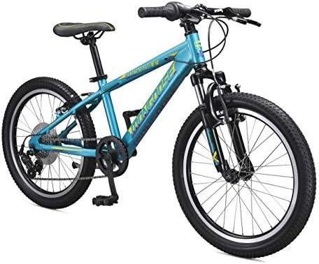 Mongoose Rockadile Hardtail Mountain Bike for Kid's Boys and Girls, 20 or 24 -Inch Wheels, Aluminum Frame, 7 or 21-Speed Drivetrain Options, Front Suspension Fork