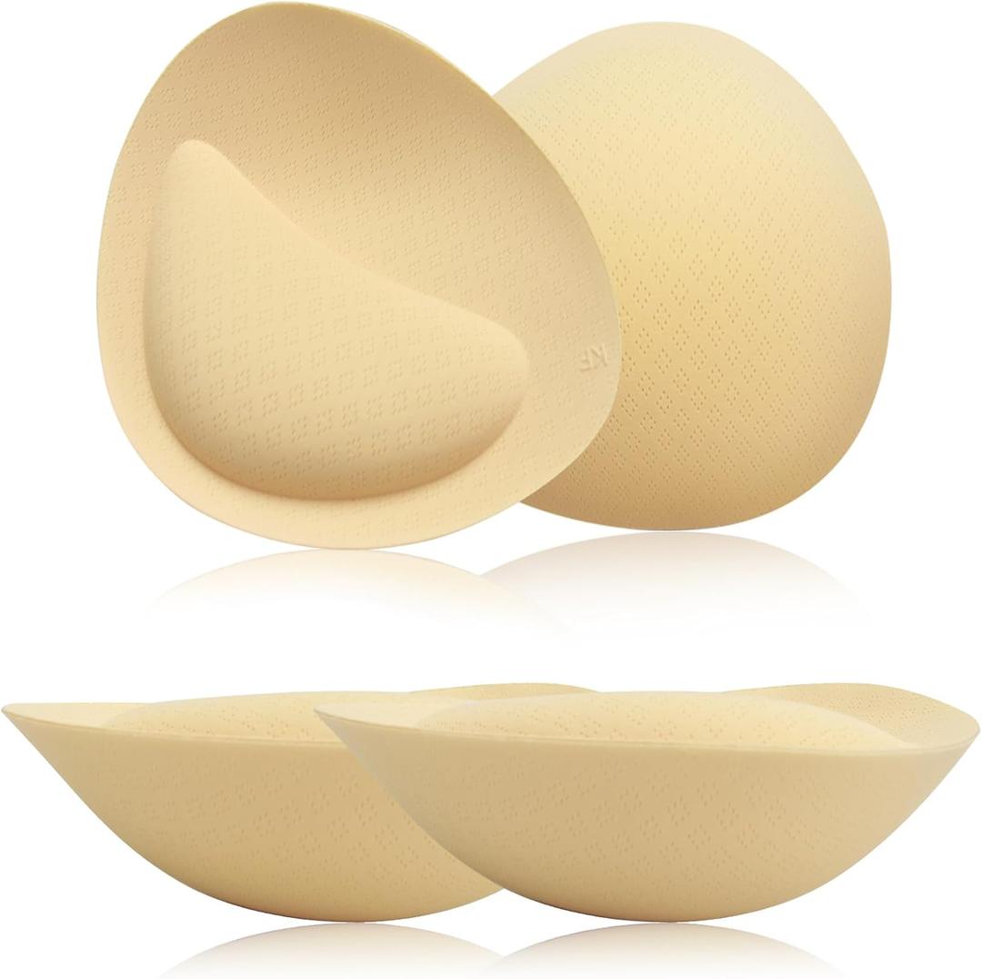Nimiah Bra Pads Inserts Push-up, Super Thick Breast Enhancer Implants for Small Chested Women Replacement Boob Cups for Swimsuit Sport Dress
