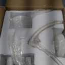 4-Lights French Country Chandelier Farmhouse Chandeliers Handmade Semi Flush Mount Ceiling Light Fixture Wood Pendant Light White Chandeliers for Entryway Foyer Hallway Kitchen Dining Room