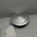 8Inch Chimney Cap,6/7/8/10 Inch Adjustable Stainless Steel Chimney Cap,304 Steel Round Rain Cover with Mesh Screen,Universal Cone Top Roof Cap for Wood/Oil Stove Vent,Weatherproof & Easy Installation (Silver)