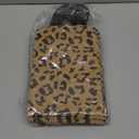 Tinlade 16 Pcs Cheetah Print Gift Bags Leopard Print Small Paper Goodies Bags with Handle Jungle Safari Party Favor for Kids Wild Life Animal Birthday Baby Shower Decorations Supplies, Without Tissue