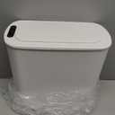 Cesun Automatic Motion Sensor Bathroom Trash Can with Lid, 2.6 Gallon Touchless Trash Bin, Smart Plastic Slim Garbage Can Small White Wastebasket for Toilet, Office, rv, Bedroom, Living Room