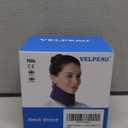 VELPEAU Neck Brace for Neck Pain and Support -Soft Cervical Collar for Sleeping, Snoozing, Sleeping Upright, Anti-Snoring, Sleep Apnea for Women & Men (Khaki, Dual-purpose Version, S: 10.5-11.5"/2.7")