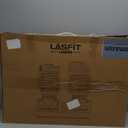 LASFIT Floor Mats for Ford F-150 2021-2026 | F150 Lightning 2022-2025 SuperCrew (Rear w/Fold Flat Storage) Carpet Floor All Weather Car Liners TPE Truck Mats - 1st and 2nd Row, 3pcs Black