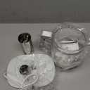 Hot Electric Kettle with Tea Infuser and Temperature Control, 1.5L Stainless Steel Tea Maker & 1200W Rapid Boiling, Programmable Control for Coffee and More, White