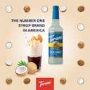 Torani Sugar Free Syrup, Coconut, 25.4 Ounces (Pack of 1) (EXP 07/08/27)