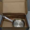 All-Clad D3 3-Ply Stainless Steel Fry Pan 7.5 Inch Induction Oven Broiler Safe 600F Pots and Pans, Cookware Silver