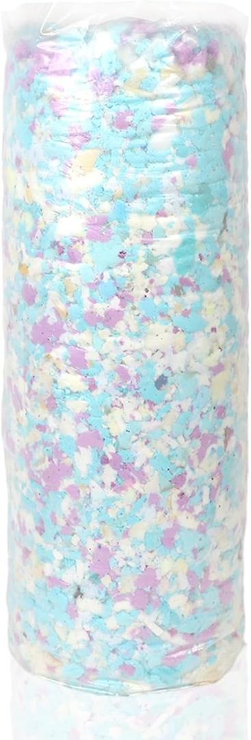 MorTime 5 lb Bean Bag Filler - Shredded Memory Foam Fill for Bean Bags, Pillows, Chairs & Crafts, 14 L